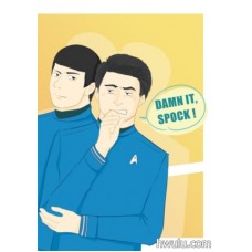 星際爭霸戰《Damn it, Spock !》突發小說薄本 + 50週年紀念小卡